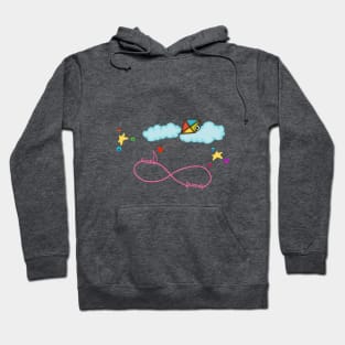 Kite flying in the sky Hoodie